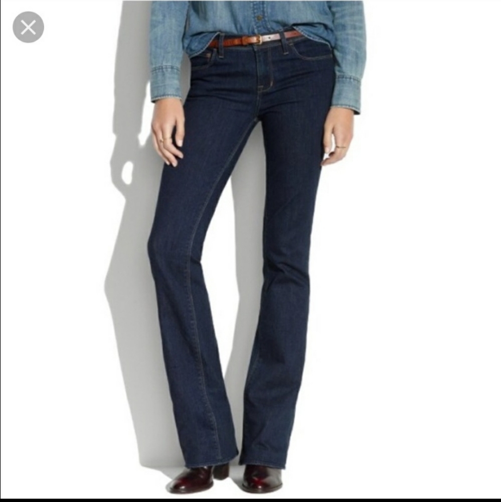 Madewell  Boot Legger Dark Wash Jeans Sz 26
